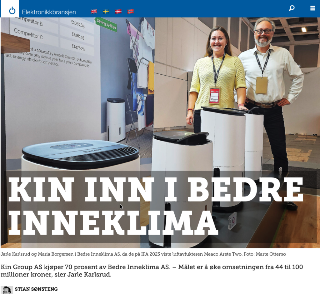 media cover maria borgersen jarle karlsrud selling the company